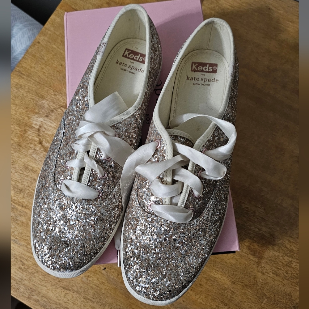 Keds x Kate Spade glitter sneakers